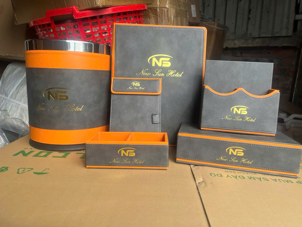 Bộ đồ da dự án new Sun Nam Định Hotel