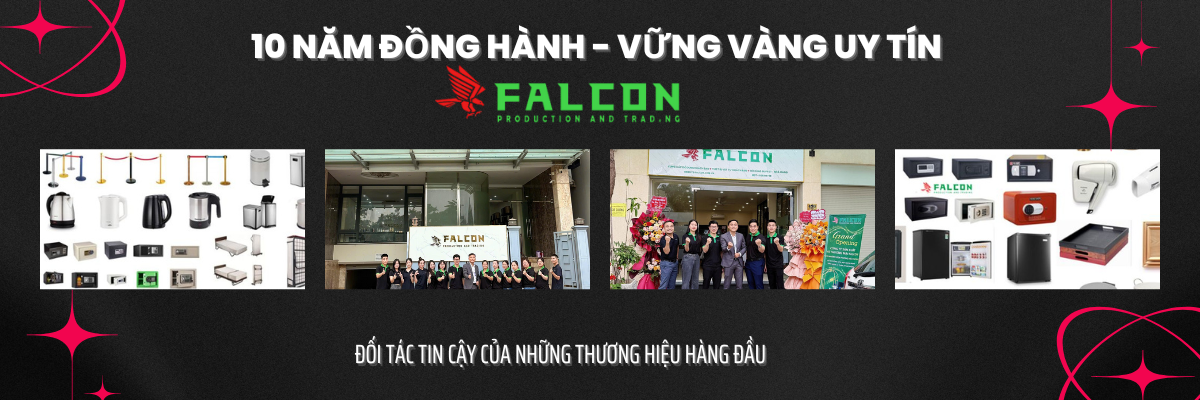 các chi nhánh cung cấp thiết bị khách sạn Falcon
