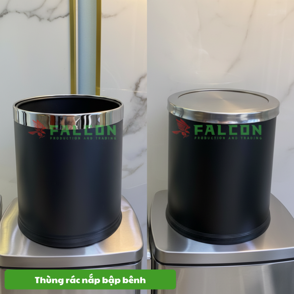 Thùng rác nắp bập bênh