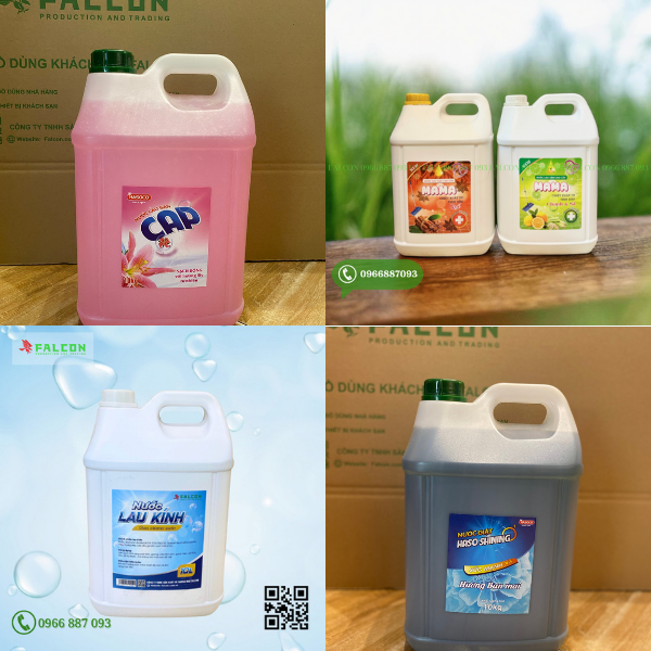 Can dung dịch khách sạn 10 Lít