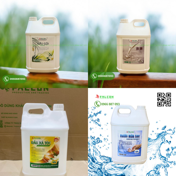 Can dung dịch khách sạn 10 Lít