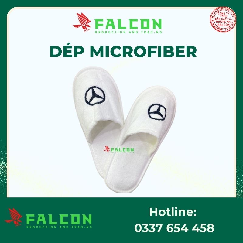 Dép microfiber khách sạn cao cấp