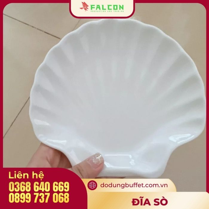 Đĩa sò - phụ kiện sứ