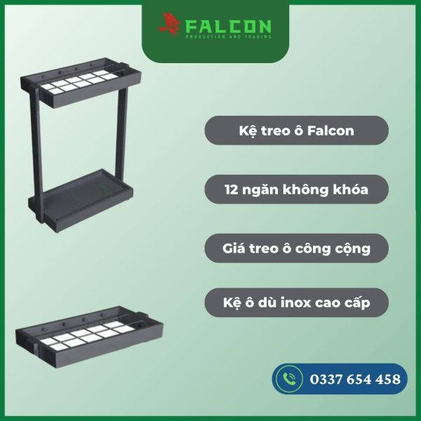 Kệ đựng ô dù 12 ô không khóa