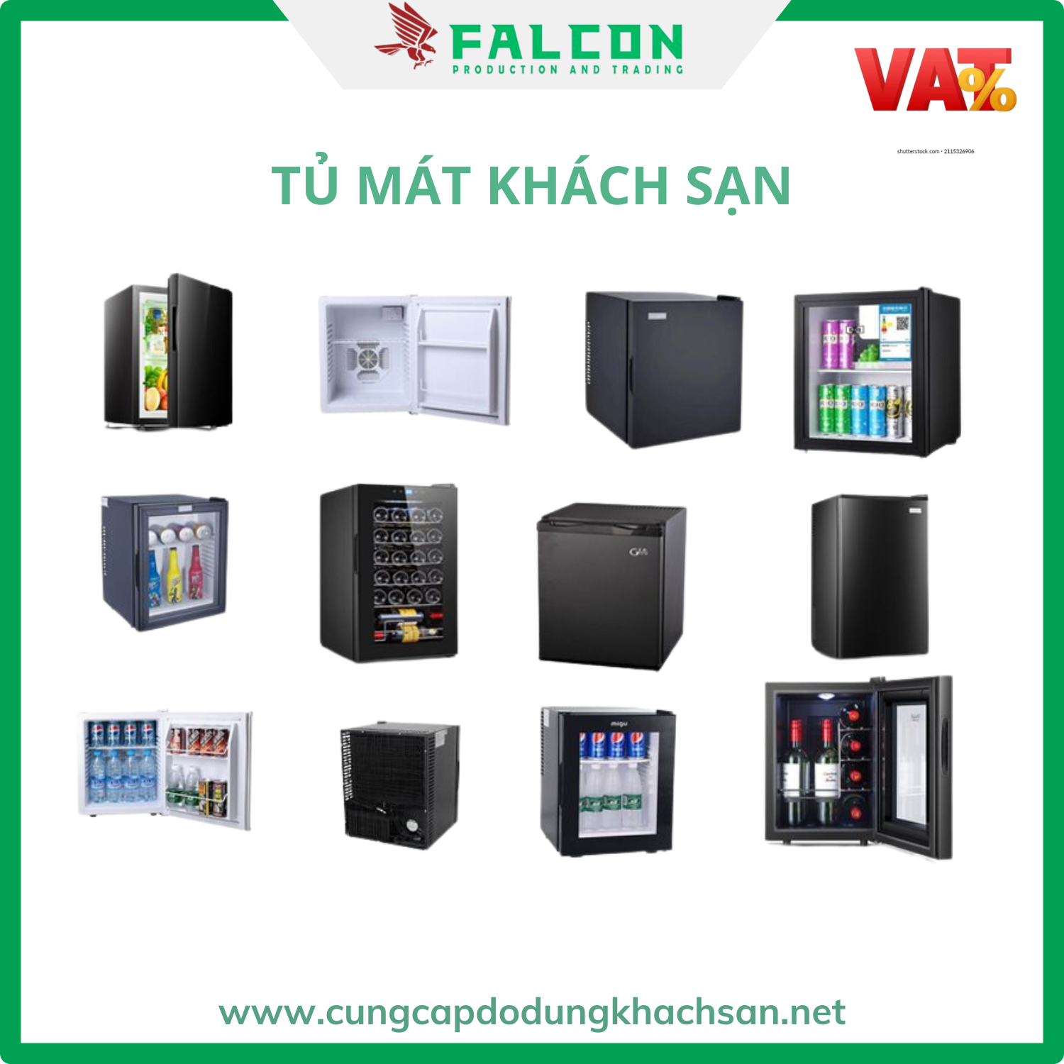 các mẫu tủ mát khách sạn