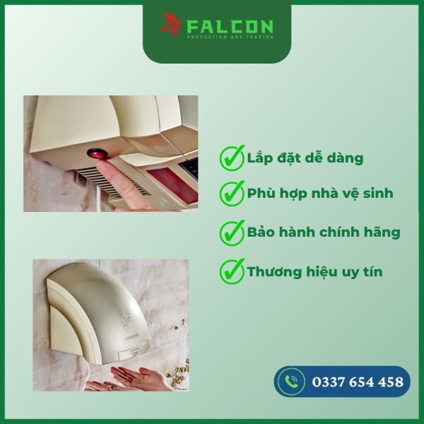 Máy sấy tay mini khách sạn cao cấp