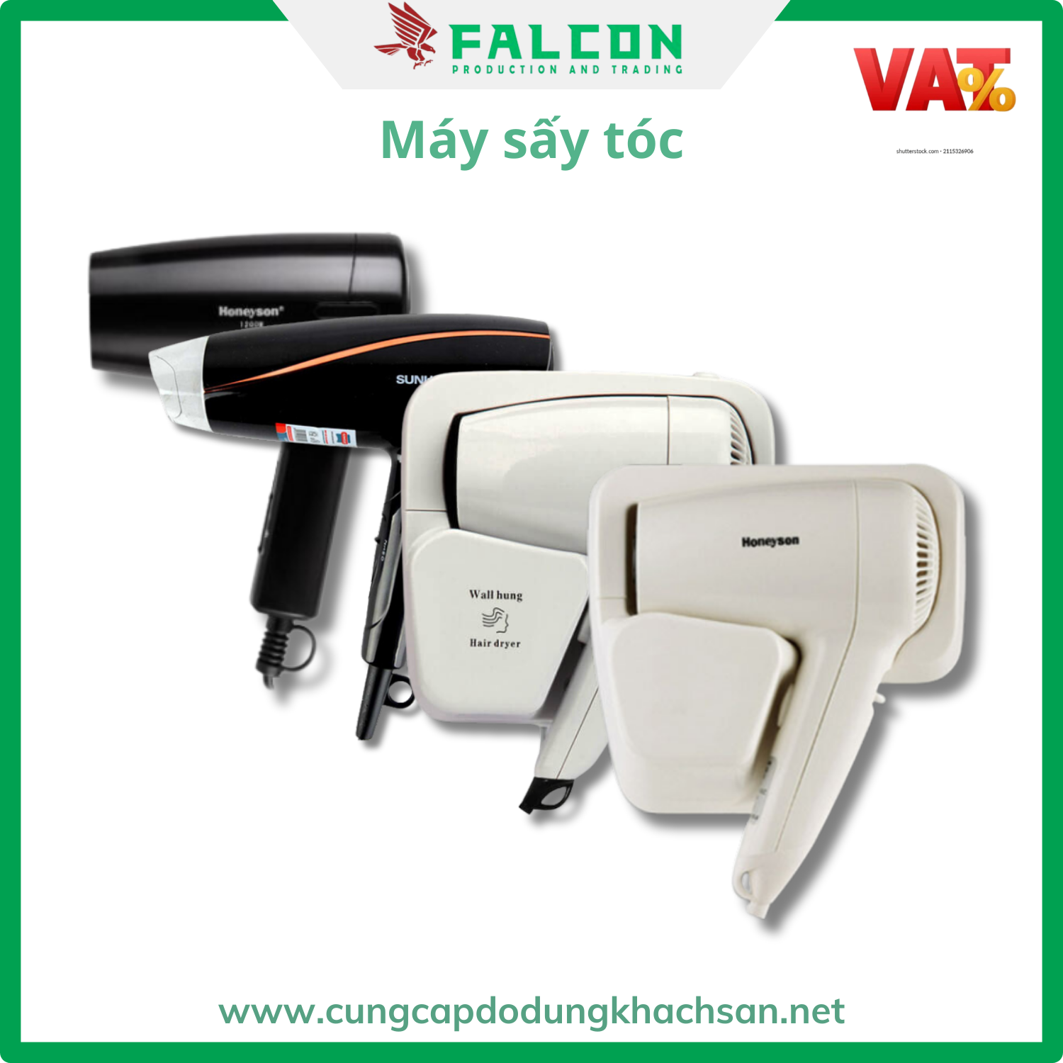 máy sấy tóc treo tường khách sạn