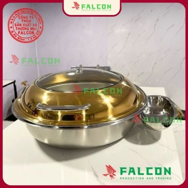 Nồi buffet tròn bếp từ cao cấp