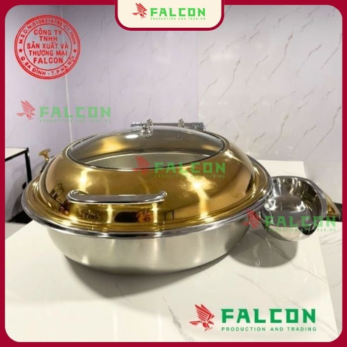 Nồi buffet tròn bếp từ cao cấp