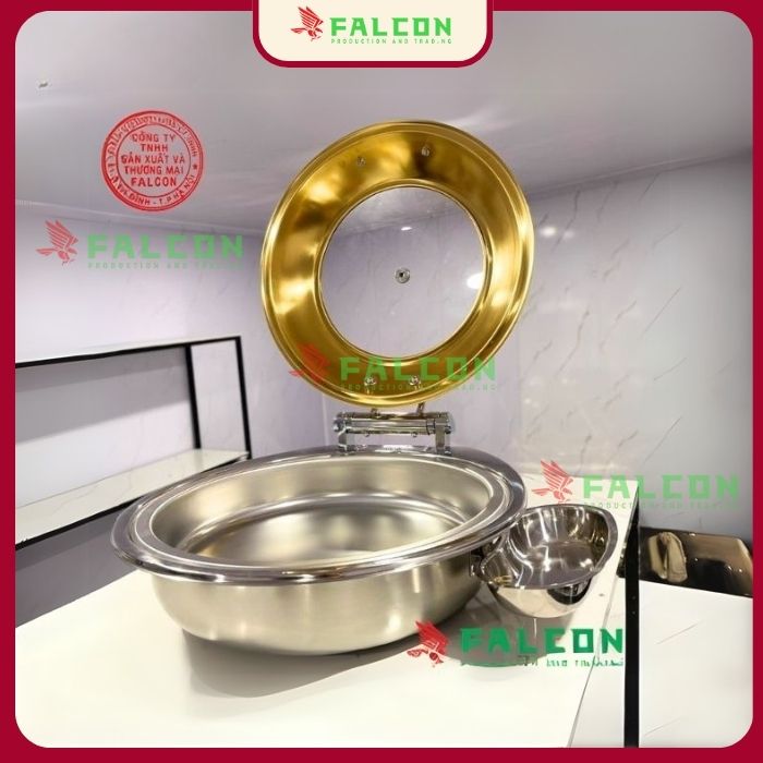 Nồi buffet tròn bếp từ cao cấp