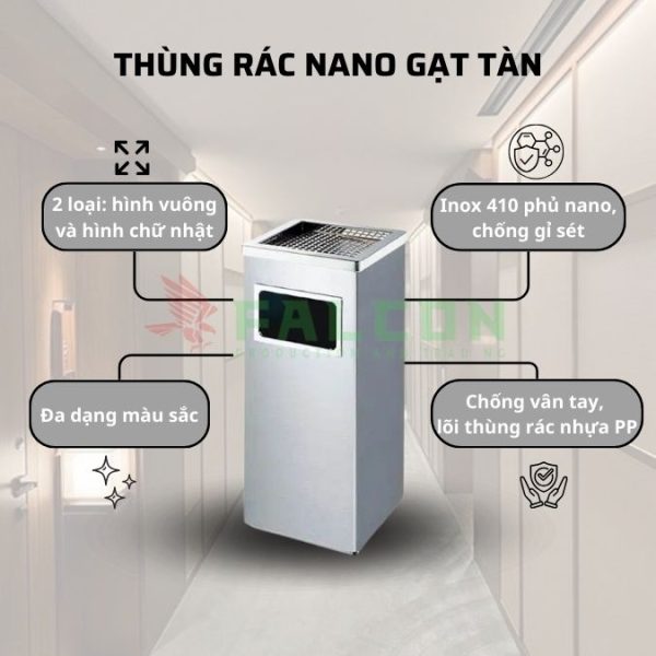 Thùng rác khách sạn cao cấp